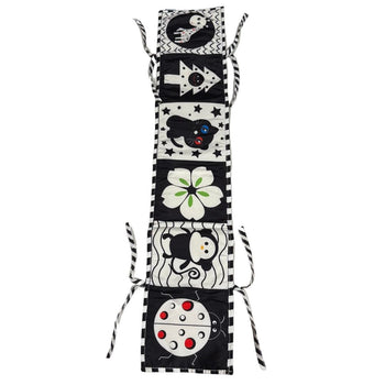 Black and White High Contrast Soft Book Baby for Tummy Time and Crib