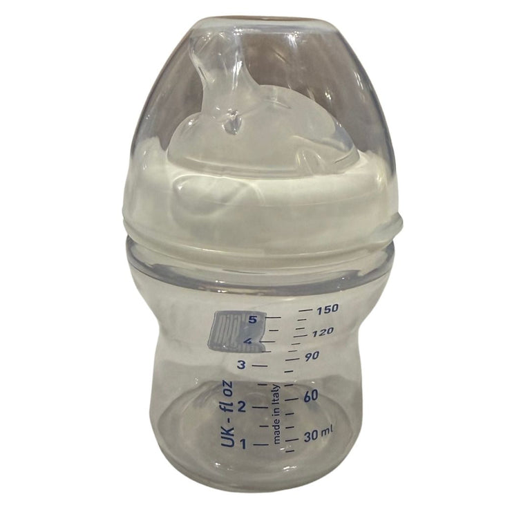 Chicco Natural Feeling Baby Bottle with Silicone Nipple (150 ml)- Pack of 1