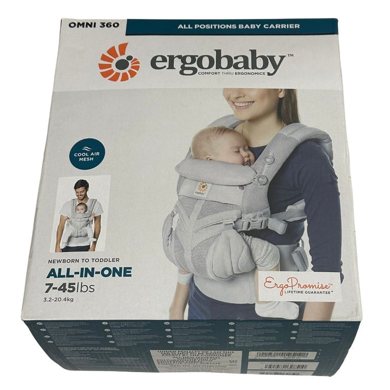 Ergobaby Omni 360 Cool Air Baby Carrier - Pearl Grey