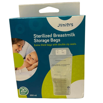 Juniors Sterilized Breast Milk Storage Bags - 20 pcs