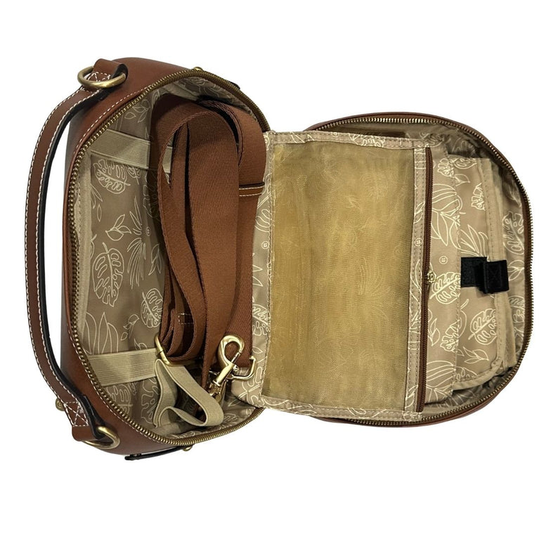 TWELVElittle Luxe Diaper Clutch - Toffee VL