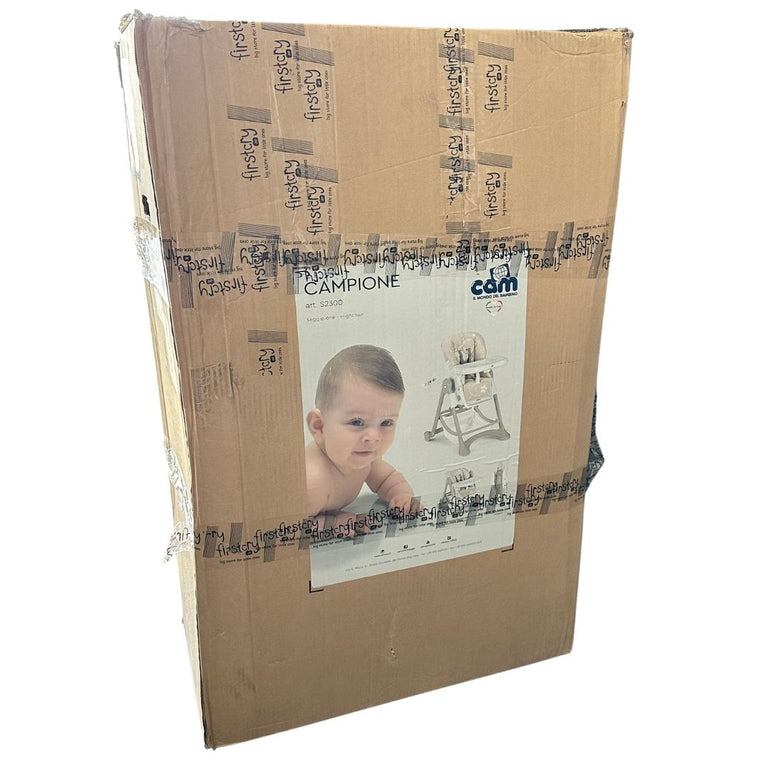 Cam Campione Highchair - Teddy Grey