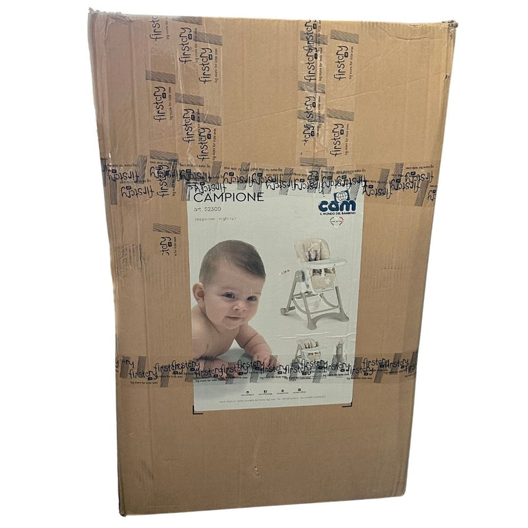 Cam Campione Highchair - Teddy Grey
