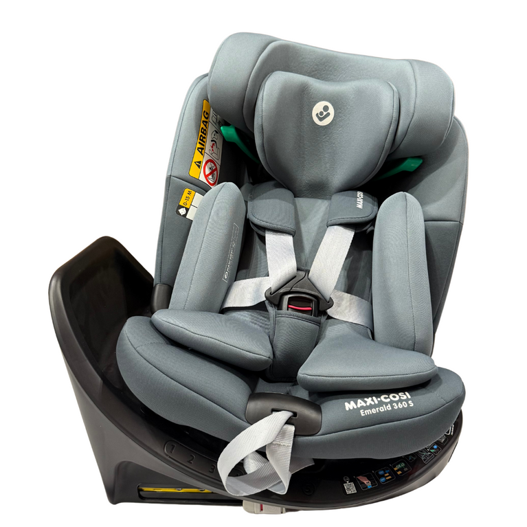 Maxi Cosi Emerald 360S With Base - Dual Tone Grey/Graphite