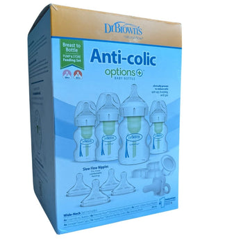 Dr Brown's PP Wide Neck Options Newborn Feeding Set