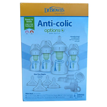 Dr Brown's PP Wide Neck Options Newborn Feeding Set