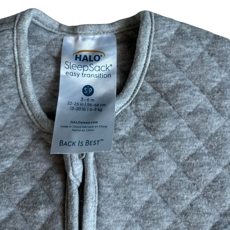 Halo SleepSack Easy Transition - 3-6 Months - Heather Grey