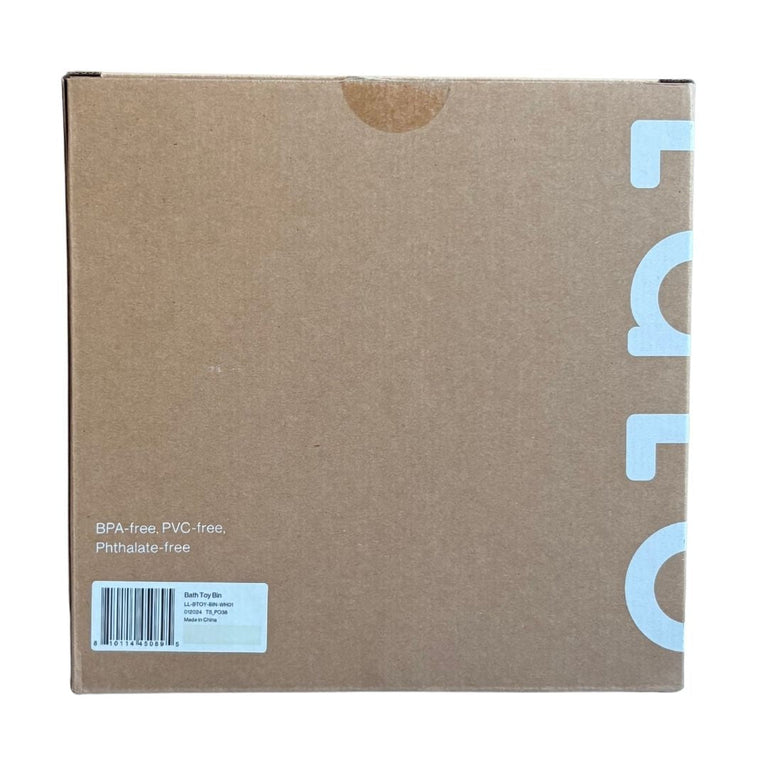 Lalo Bath Toy Bin - White