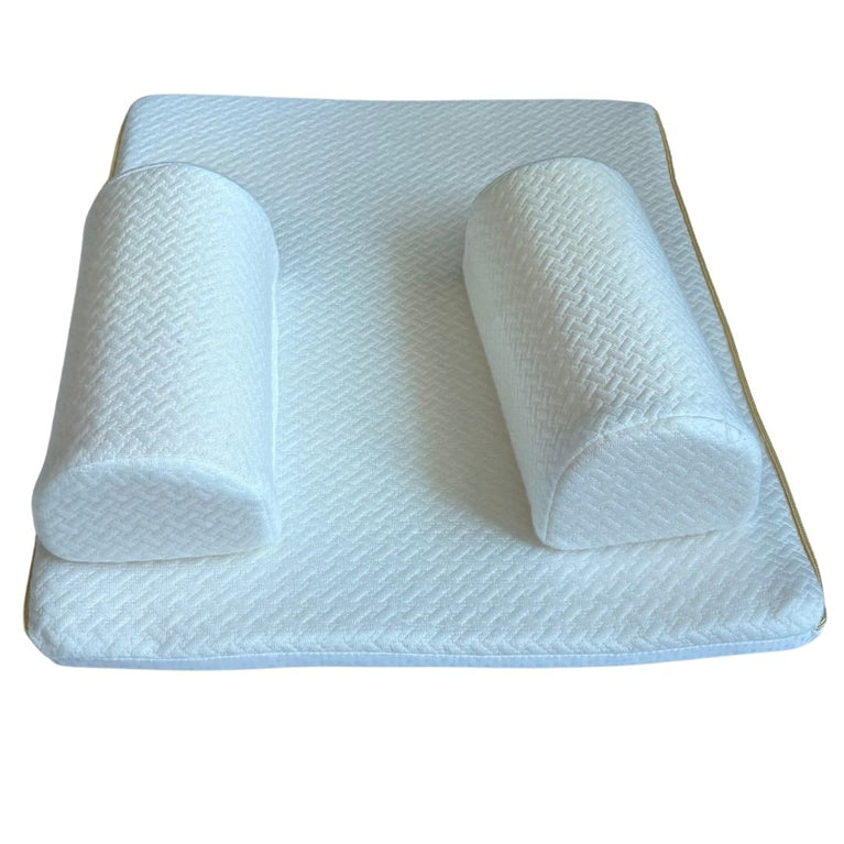 Moon Organic Breathable Sleep Positioner - White