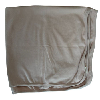 Mushie Ribbed Baby Blanket - Blush