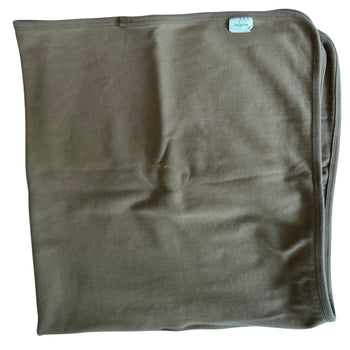 Mushie Ribbed Baby Blanket - Tan