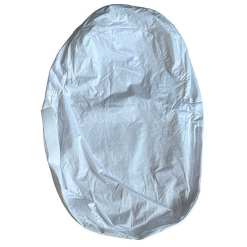 Red Castle Cocoonababy Soft Cotton Fitted Sheet + Protective Cover - White