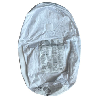 Red Castle Cocoonababy Soft Cotton Fitted Sheet + Protective Cover - White