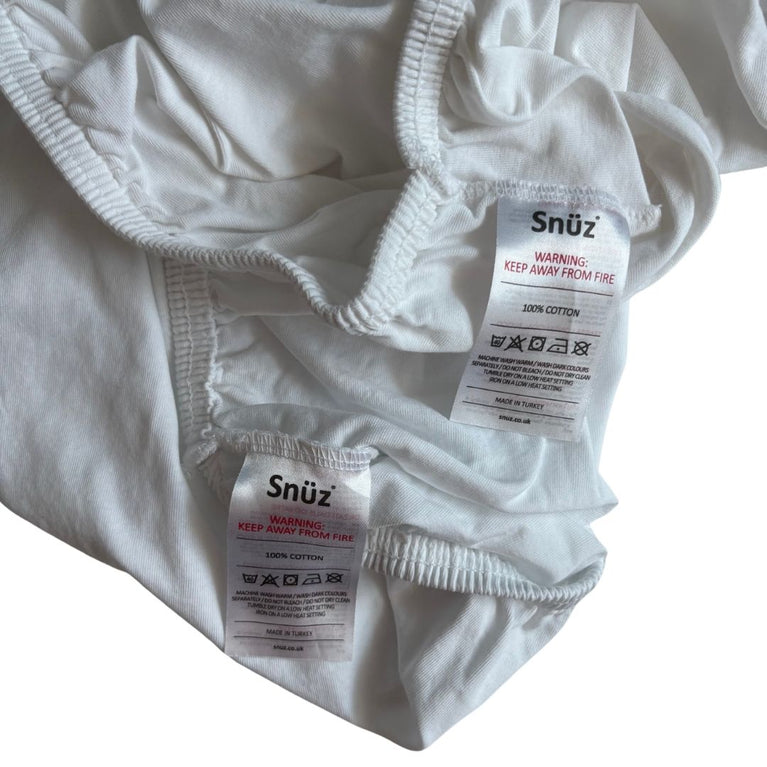 SnuzPod Fitted Sheets (Set of 2) - White