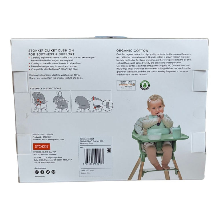 Stokke Clikk Cushion - Blueberry Boat