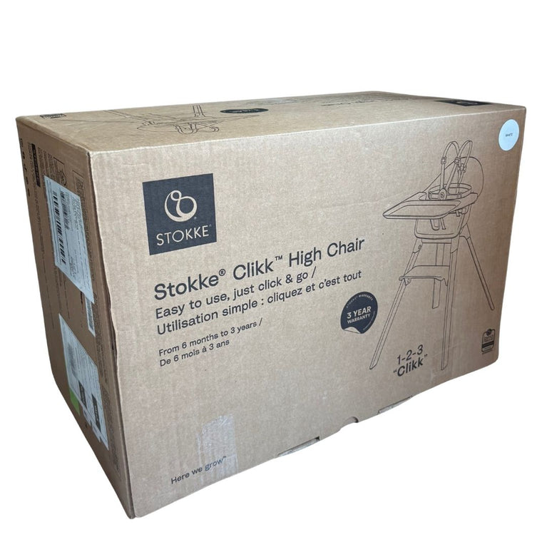 Stokke Clikk Highchair - White