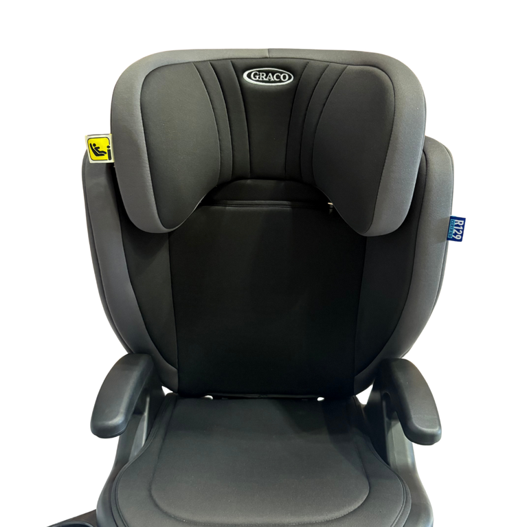 Graco Junior Maxi i-Size R129 Highback Booster Car Seat-Midnight Black