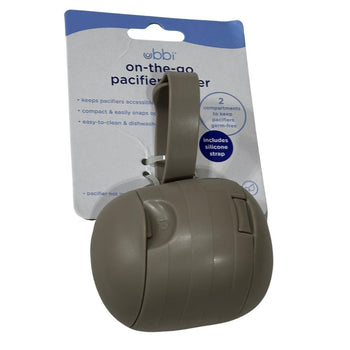 Ubbi On The Go Pacifier Holder - Grey