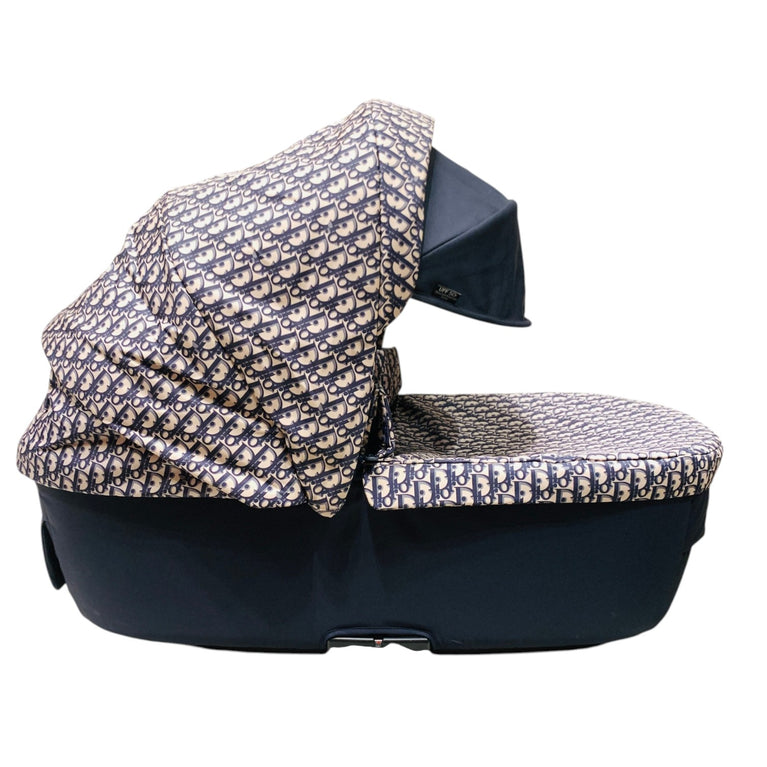 Christian-Dior-Bassinet-and-Stroller-Combo-Blue-and-Beige-Water-1-13