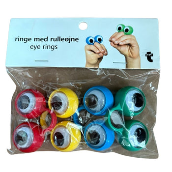 Googly Eyes Finger Puppets - Pack of 4 - Multicolour