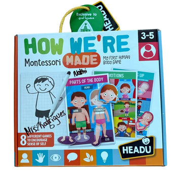 Headu Montessori - How We are Made - My First Game about the Human Body