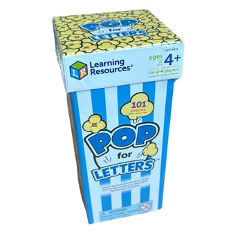 Learning Resources Pop for Letters, Early Phonics Game - 100 Pieces