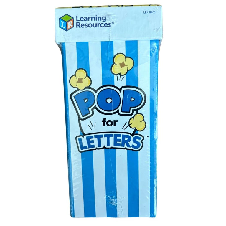 Learning Resources Pop for Letters, Early Phonics Game - 100 Pieces
