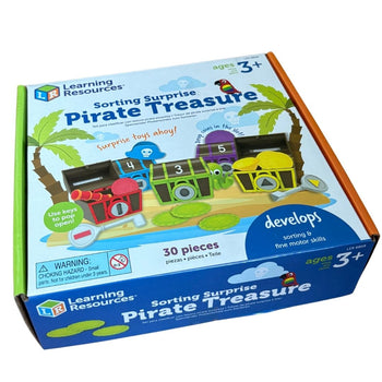 Learning Resources Sorting Surprise Pirate Treasure - 30 Pieces