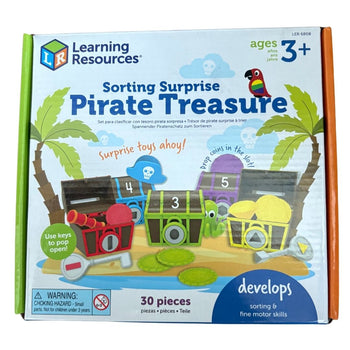 Learning Resources Sorting Surprise Pirate Treasure - 30 Pieces