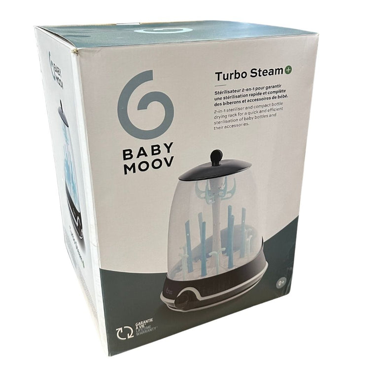 Babymoov 2-in-1 Turbo Electric Steam Sterilizer With Drying Rack