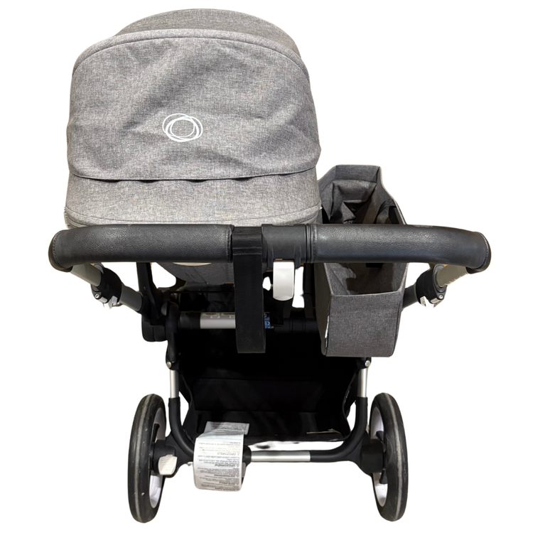 Bugaboo Donkey 3 Mono Seat Stroller with Bassinet Fabric Complete - Grey Melange