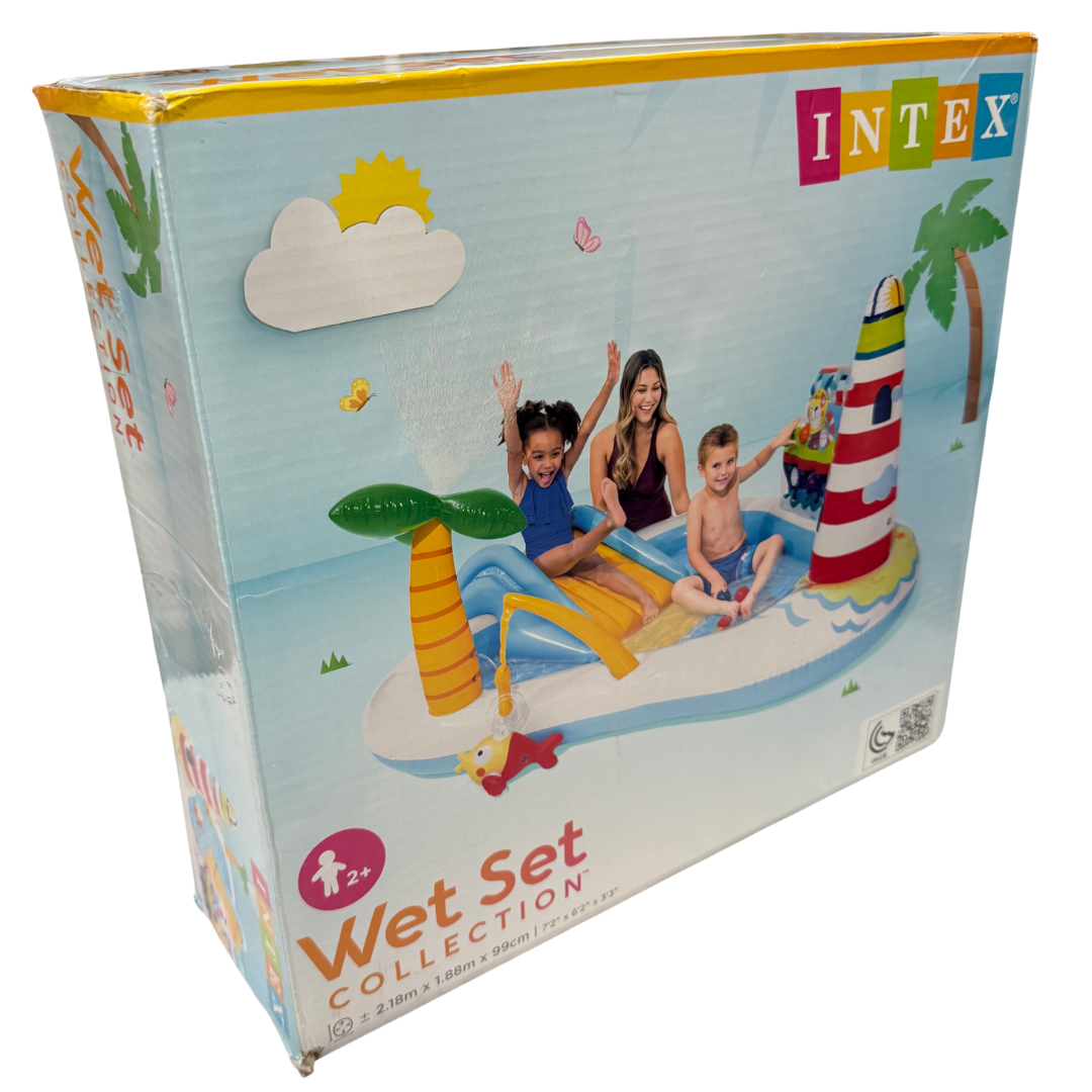 Intex Fishing Fun Play Center Inflatable Pool with Water Spray