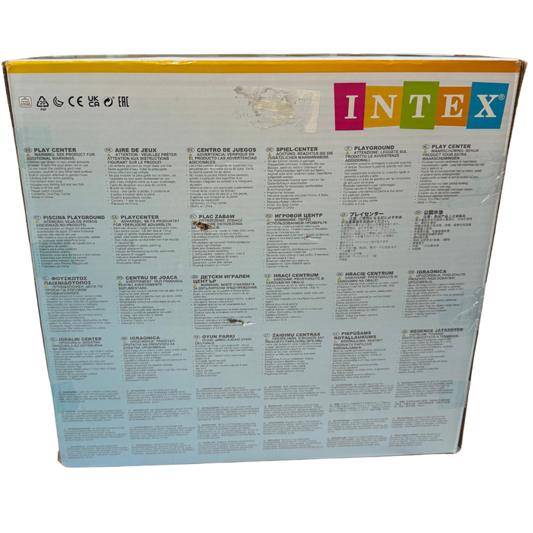 Intex Fishing Fun Play Center Inflatable Pool with Water Spray