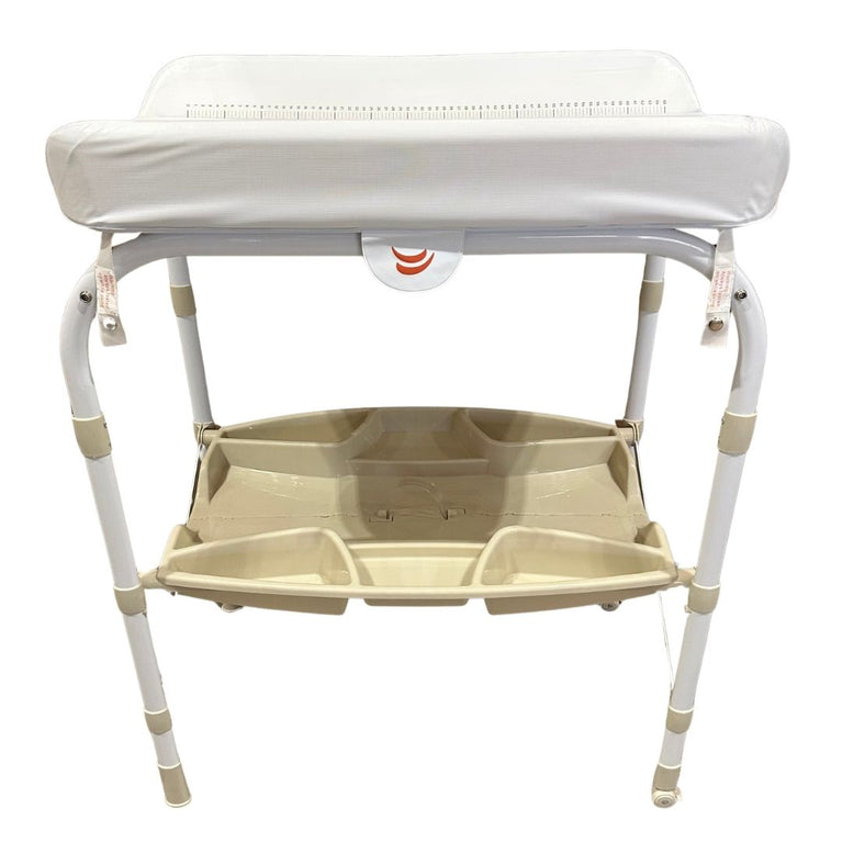 Jikel Ripple Standing Bath & Changing Table - Beige