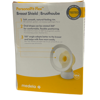 Medela PersonalFit Flex Breast Shields, 21mm Breast Pump Flanges - Pack of 2