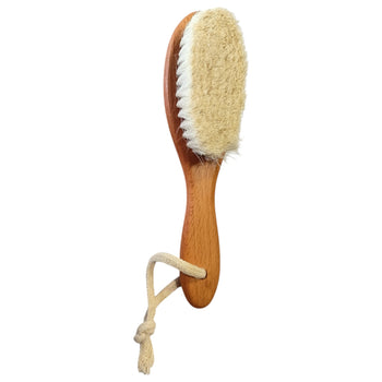 KeaBabies Baby Wooden Soft Hair Brush