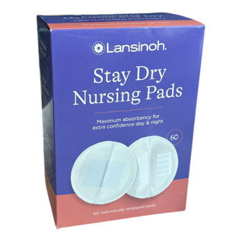 Lansinoh Stay Dry Disposable Nursing Pads - 60 Pcs
