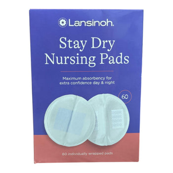 Lansinoh Stay Dry Disposable Nursing Pads - 60 Pcs