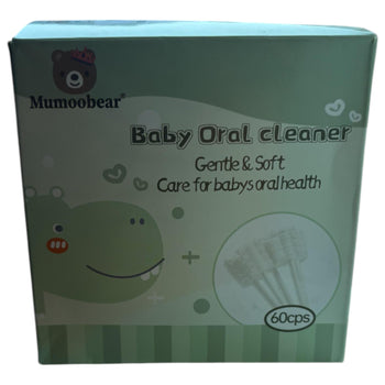 Mumoo Bear Baby Tongue Cleaner - 0-3 Years - 56 Brush Set