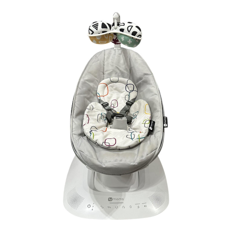 4moms MamaRoo 5.0 Multi-Motion Baby Swing with Newborn Insert - Grey