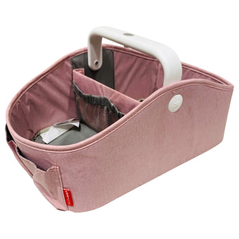 Skip-Hop-Light-Up-Diaper-Caddy-Heather-Pink-1