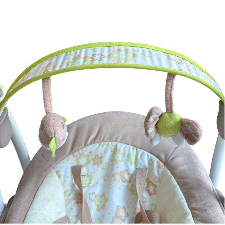 Juniors Glide Electric Baby Swing - Beige / Green