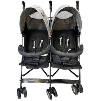 Teknum Double Twin Stroller Fellow - Grey