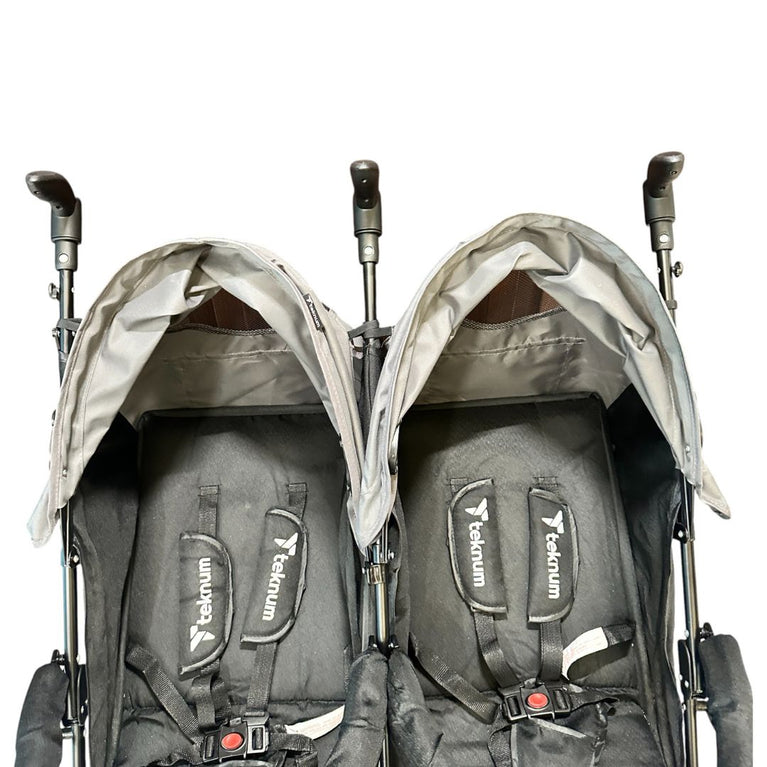 Teknum Double Twin Stroller Fellow - Grey