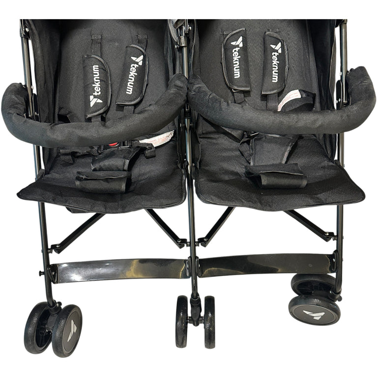 Teknum Double Twin Stroller Fellow - Grey