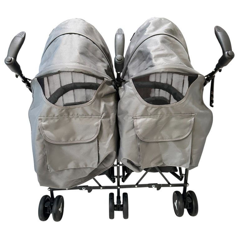 Teknum Double Twin Stroller Fellow - Grey