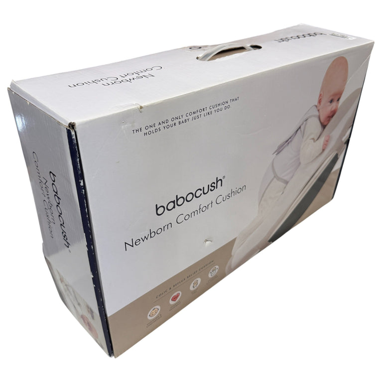 Babocush Newborn Comfort Cushion - Grey / White