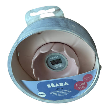 Béaba Lotus Multi-Functional Bath Thermometer - Pink