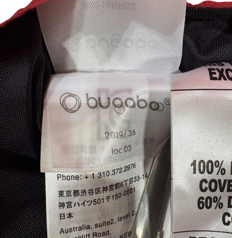 Bugaboo Universal High Performance Footmuff-Neon Red