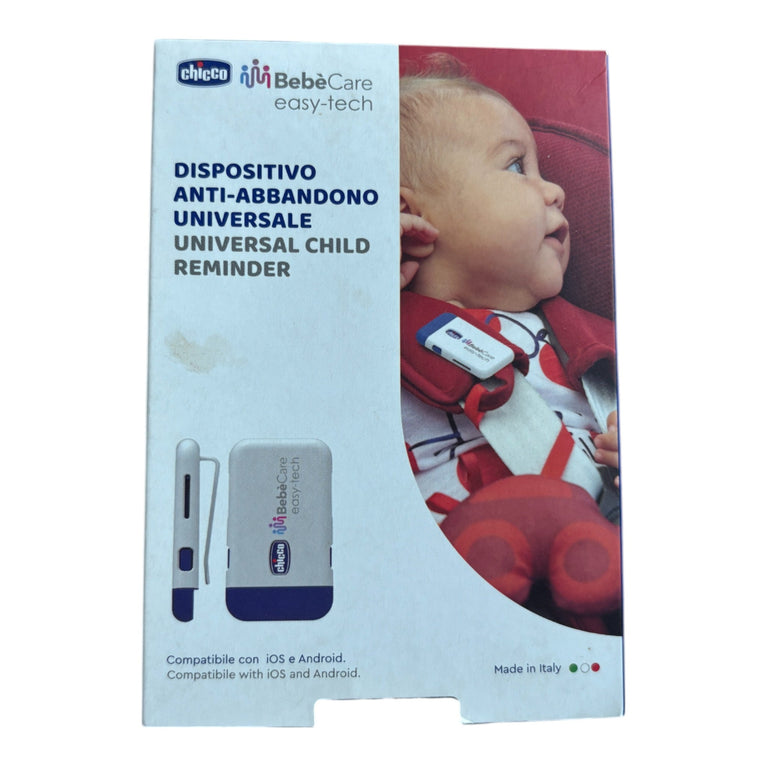 Chicco Bebe Care Easy Tech Blue - Universal Anti-Abandonment Child Car Seat Safety Device